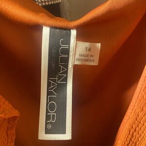 Julian Taylor Vibrant Orange Attire